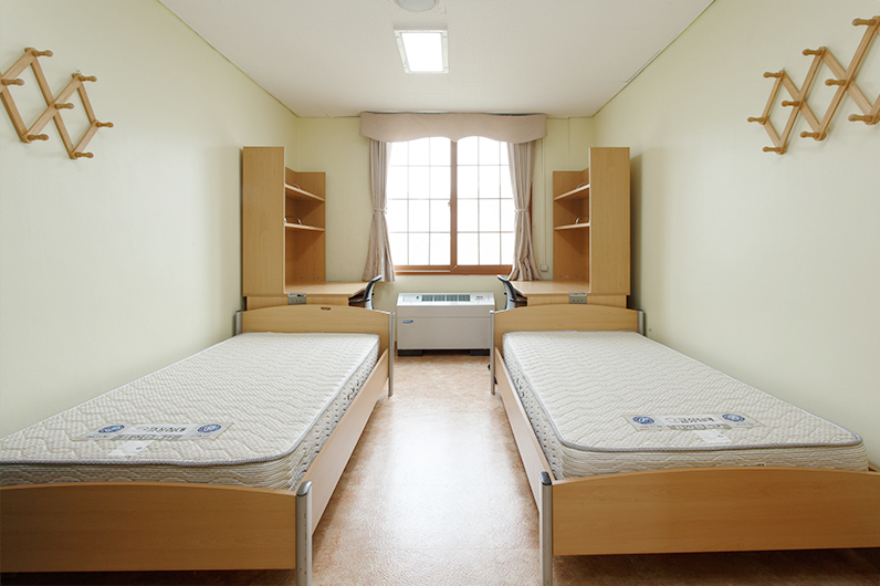 Inside the dormitory